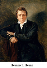 Heinrich Heines Lyrik übt bis Heute großen Einfluss auf die zeitgenössische Literatur aus